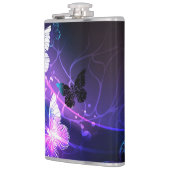 ナイト蝶の背景 フラスク (左)