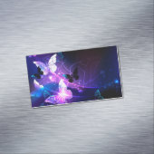 ナイト蝶の背景 マグネット名刺 (インサイチュ)