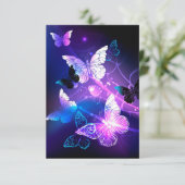 ナイト蝶の背景 招待状 (スタンド正面)