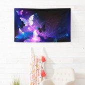 ナイト蝶の背景 横断幕 (インサイチュ)