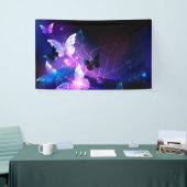 ナイト蝶の背景 横断幕 (トレードショー)