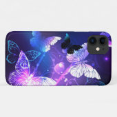 ナイト蝶の背景 Case-Mate iPhoneケース (裏面(横))