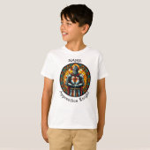 ナイト見習い明るいおもしろいゲーム Tシャツ (正面フル)
