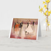 ナイト踊り カード (黄色い花)