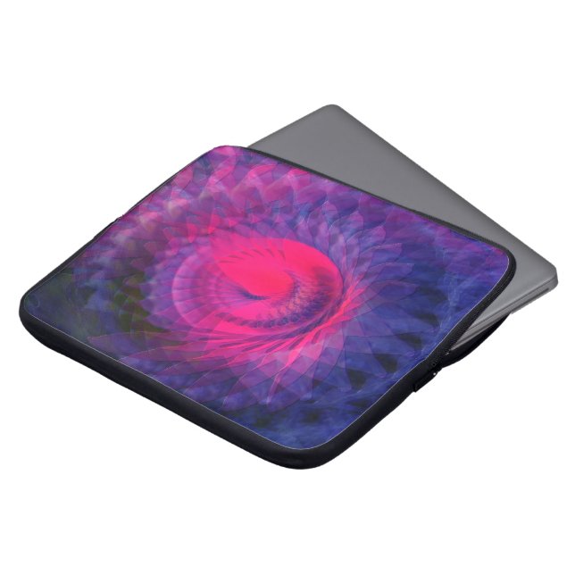 ナイト開花..... ラップトップスリーブ (正面上部)