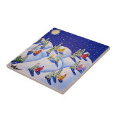 ナイト静かウィンターフォークアート タイル (側面)