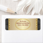 ナイト静かクリスマス差出人住所ラベル ラベル (インサイチュ)