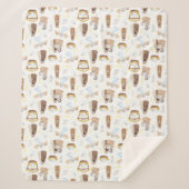 ナイト静か出生クリスマスシェルパブランケット シェルパブランケット (正面)