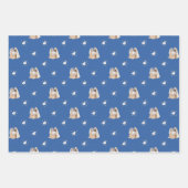 ナイト静か出生クリスマス ラッピングペーパーシート (正面3)