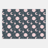 ナイト魔法ウィッチーダークボホグラムシアルパステル ラッピングペーパーシート (正面)