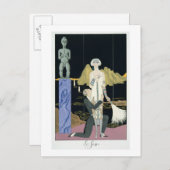 ナイト1925年(ポチョワールプリント) ポストカード (正面/裏面)