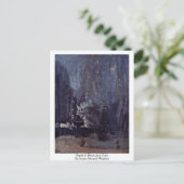 ナイト・イン・ブラック・アンド・金ゴールド：ジェームズ・マクニール・ウイスラー ポストカード (スタンド正面)