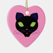 ナイト・キャット セラミックオーナメント (右)