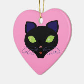 ナイト・キャット セラミックオーナメント (左)