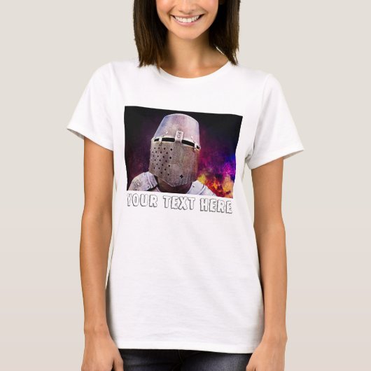 ナイト - テキストを入力 Tシャツ (正面)