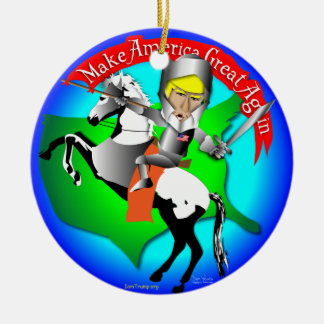 ナイト・ドナルド・トランプ セラミックオーナメント