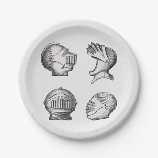 ナイト・ヘルメット ペーパープレート (正面)