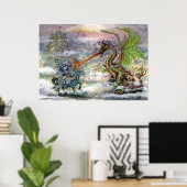 ナイト・ン・ドラゴン ポスター (ホームオフィス)