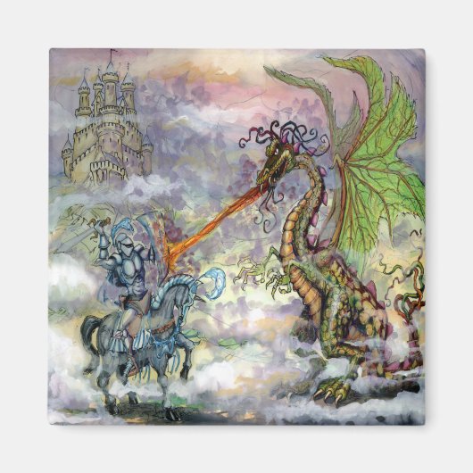 ナイト・ン・ドラゴン マグネット (正面)