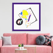 ナイト&昼寝スケッチ15何が見える？キャンバス キャンバスプリント (インサイチュ (リビング))