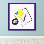 ナイト&昼寝スケッチ15何が見える?キャンバス キャンバスプリント (インサイチュ (ウッドフロア))