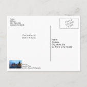 ナイト・考えット・ネイビー・ピア ポストカード (裏面)