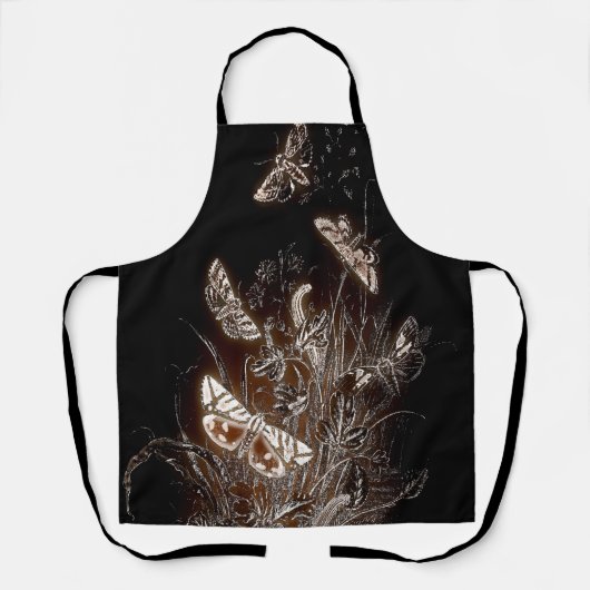 ナイト·蝶 エプロン (正面)