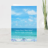 ナイハーンビーチプーケット島 カード (裏面)