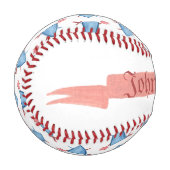 ナイパーソナライズされたトシールド付き野球ボール 野球ボール (正面左)