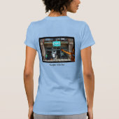 ナイビーチカフェTシャツウォメンズ Tシャツ (裏面)