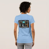 ナイビーチカフェTシャツウォメンズ Tシャツ (裏面フル)