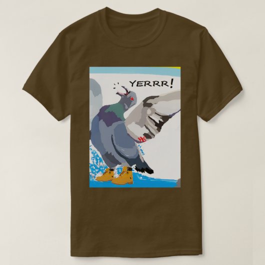 ナイピジョン Tシャツ (デザイン正面)