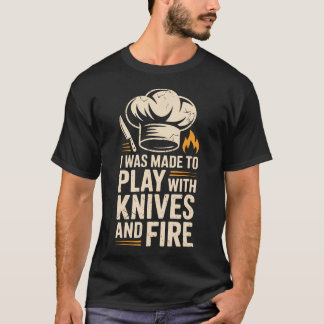 ナイフで遊ぶために生まれてきた Tシャツ