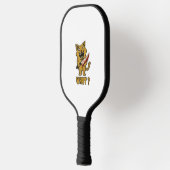 ナイフで_匹おもしろいの不気味な猫 ピックルボールラケット (左)