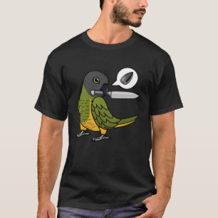 ナイフのオウムはセネガルのオウムの種子を欲している Tシャツ