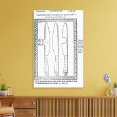 ナイフのトリック キャンバスプリント (インサイチュ (リビング))