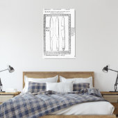 ナイフのトリック キャンバスプリント (インサイチュ (寝室))