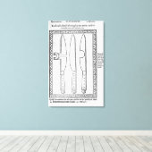 ナイフのトリック キャンバスプリント (インサイチュ (ウッドフロア))