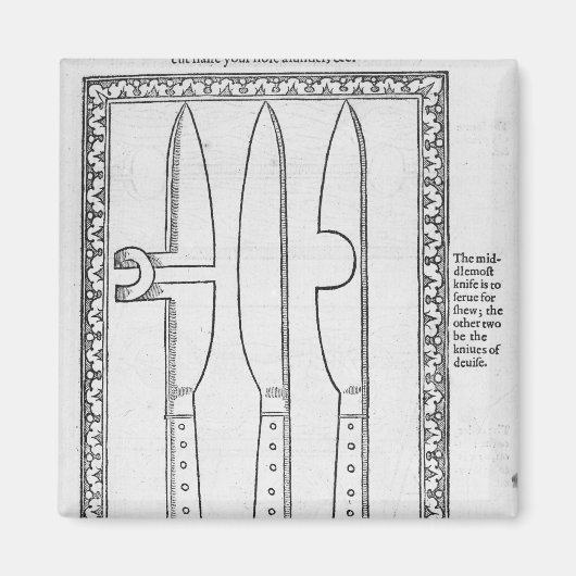 ナイフのトリック マグネット (正面)