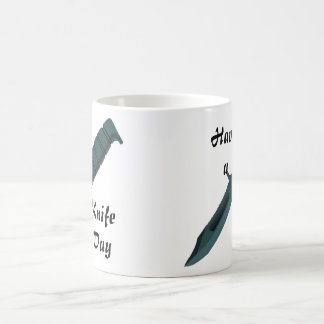 ナイフのナイフの日 コーヒーマグカップ