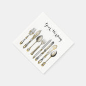 ナイフのフォーク刃物 スタンダードカクテルナプキン (角)