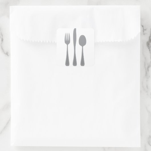 ナイフのフォーク用スプーン スクエアシール (バッグ)