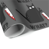 ナイフのホラー猫ハロウィーンで猫を殺すこと ラッピングペーパー (ロールコーナー)