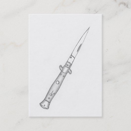 ナイフの名刺 名刺 (正面)