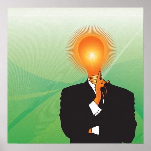 ナイフの引き出しの中で最も明るい電球 ポスター (正面)