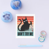 ナイフを持ったムーディキャット招待状 チラシ (シングル)