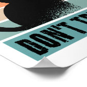 ナイフを持ったムーディキャット招待状 ポスター (角)