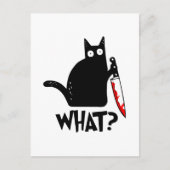 ナイフを持つ殺人猫 シーズンポストカード (正面)