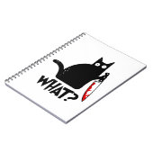 ナイフを持つ殺人猫 ノートブック (左側)