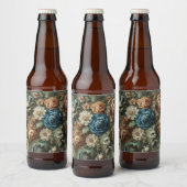 ナイフを研いだヒゲ – 枕 ビールラベル (ボトル)